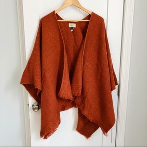Open Knit Woven Duster/Poncho - Universal Thread